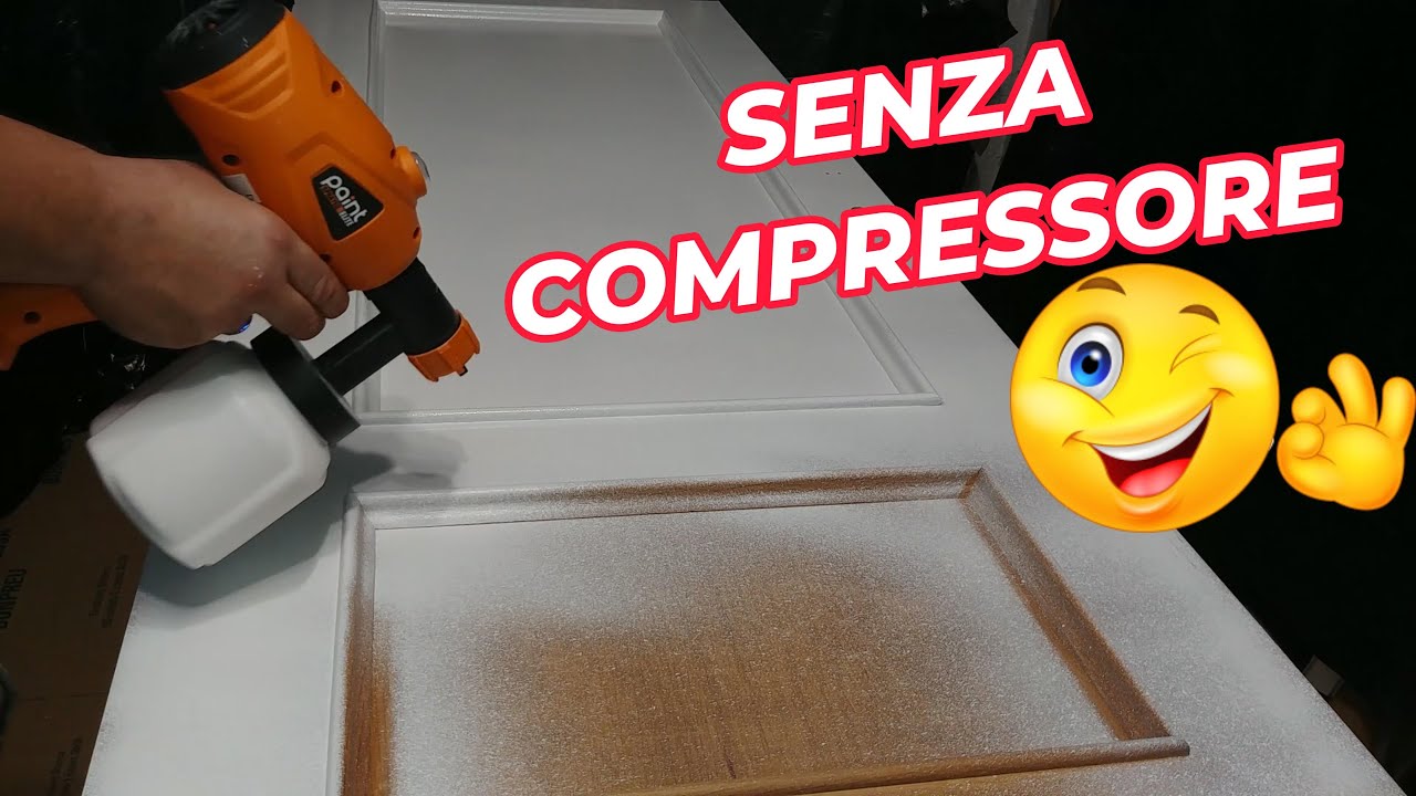 Come dipingere di bianco le porte in legno con una pistola a spruzzo economica 🚪🔫👨🏼‍🔧