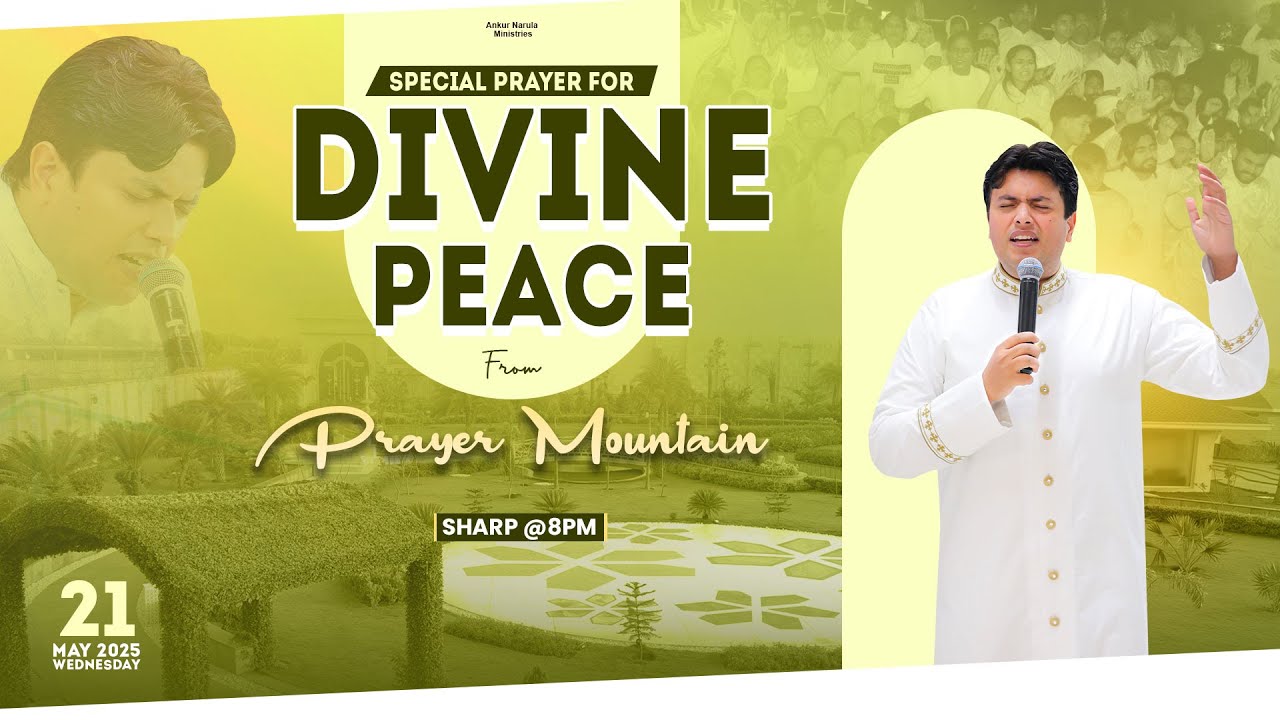 PRAYER MOUNTAIN | 🔴LIVE (21-05-2025) | SPECIAL PRAYER FOR DIVINE PEACE | ANUGRAH TV