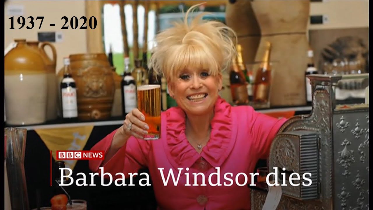 Barbara Windsor passes away (1937 - 2020) (UK) - BBC News - 11th December 2020