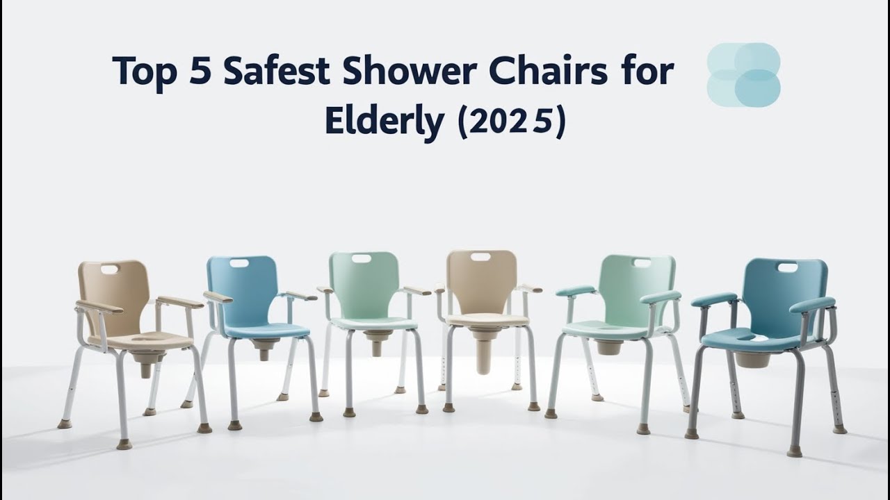 Top 5 SAFEST Shower Chairs for Elderly 2025   #3 Prevents 90% of Falls! Safety Hook💥⚡