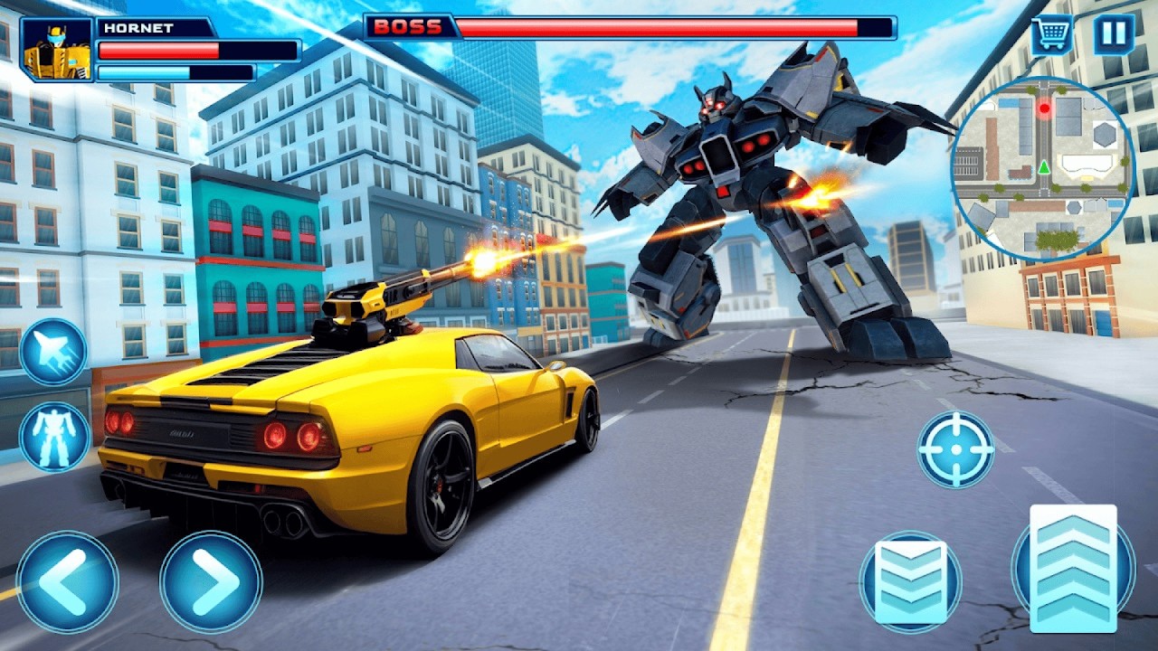 Robot Car Transform Fight Game - Android Gameplay HD