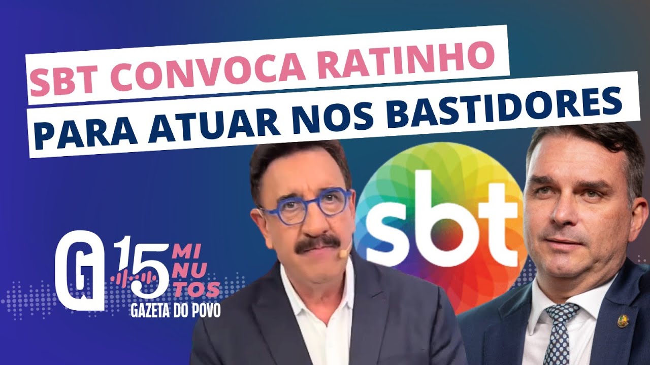 Ratinho assume gestão de crise no SBT e convence Flávio Bolsonaro | 15 MINUTOS