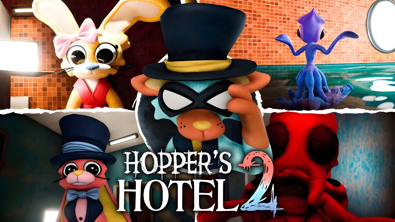 Hopper's Hotel 2 Full Walkthrough + All Bosses + A