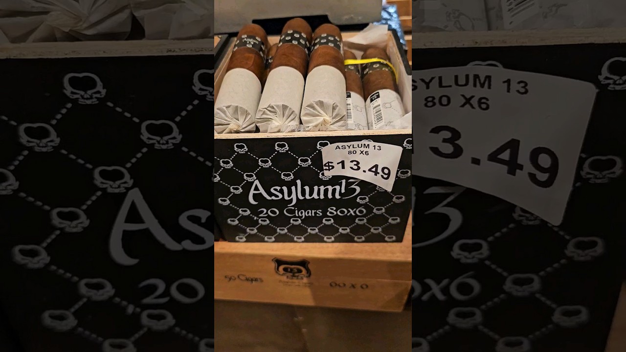 Asylum 13  🖤&spades;️🖤 80&times;6 #cigarreviews #cigars