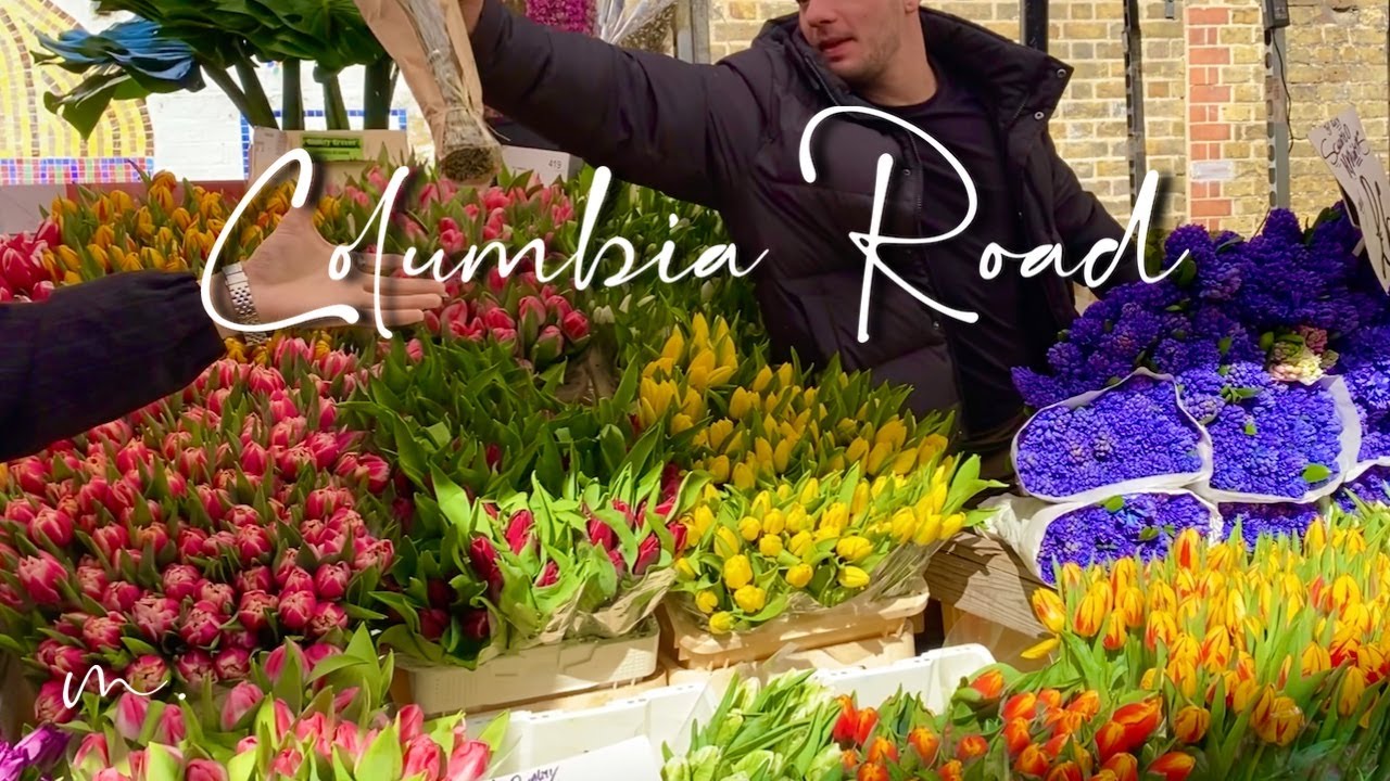 フラワーマーケットの楽しみ方🇬🇧お花だらけで幸せ！---Columbia Road Flower Market