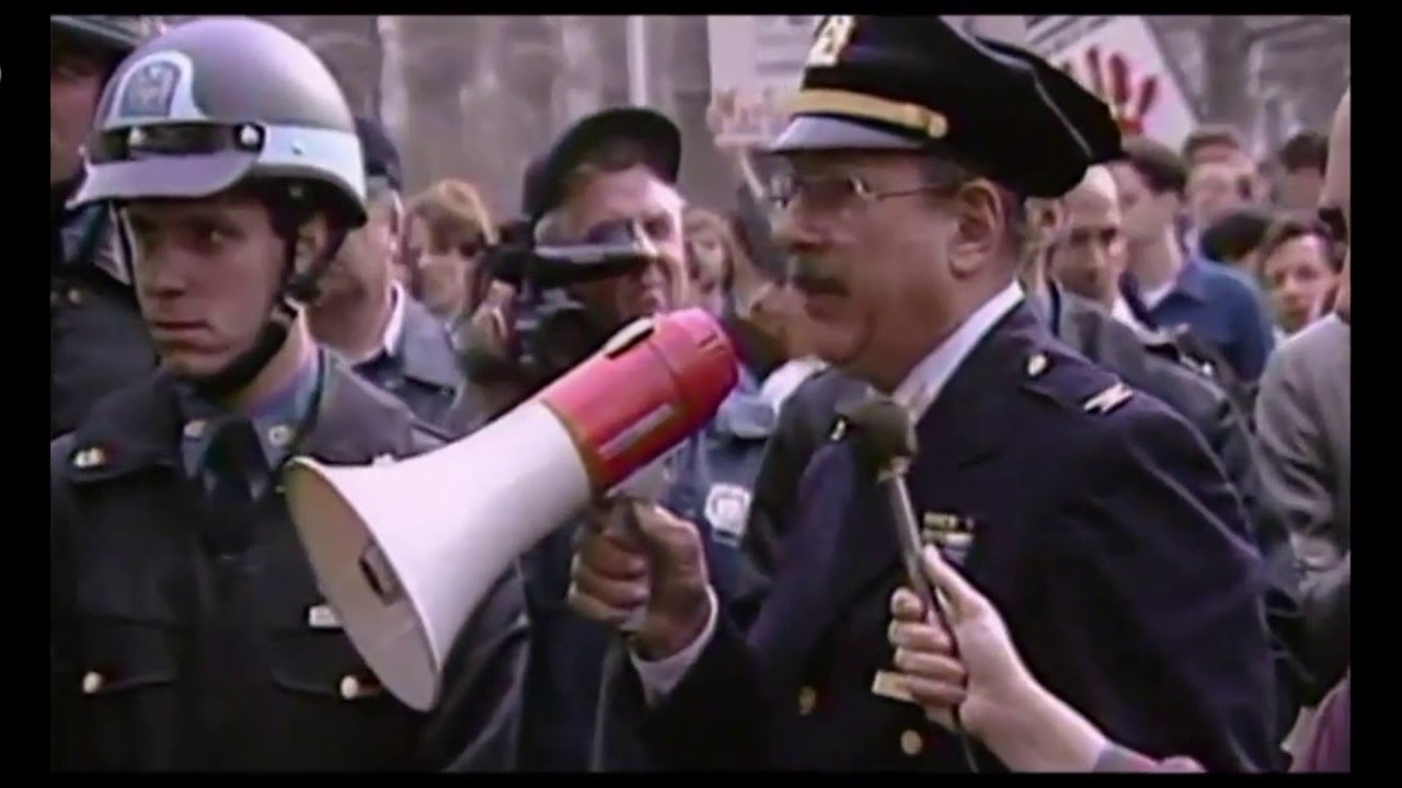 ACT UP Protest: 