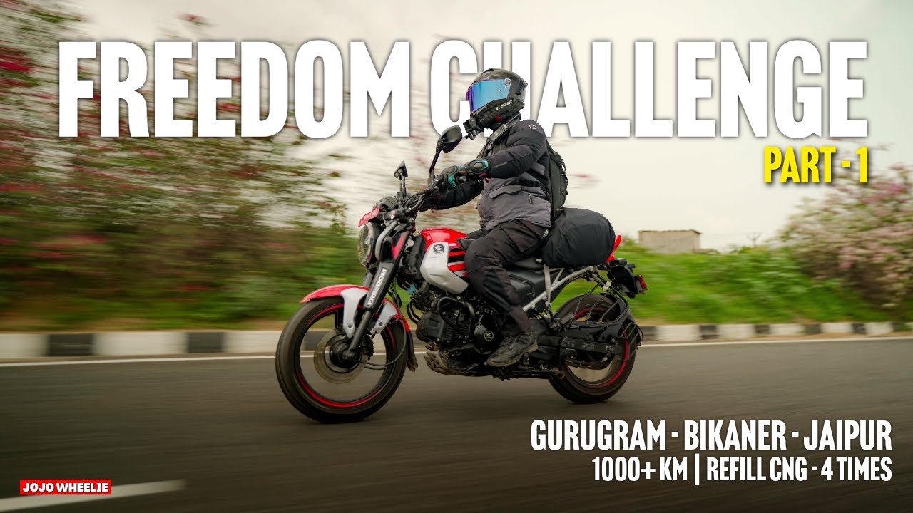Ultimate test of Bajaj Freedom 125 : Can it survive the harsh desert conditions? 1000+ km