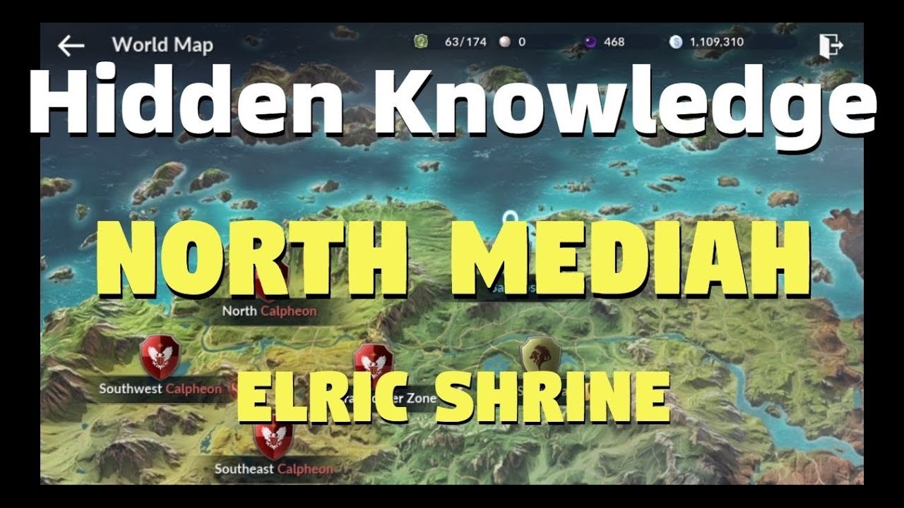 Hidden Knowledge North Mediah: Elric Shrine - Black Desert Mobile