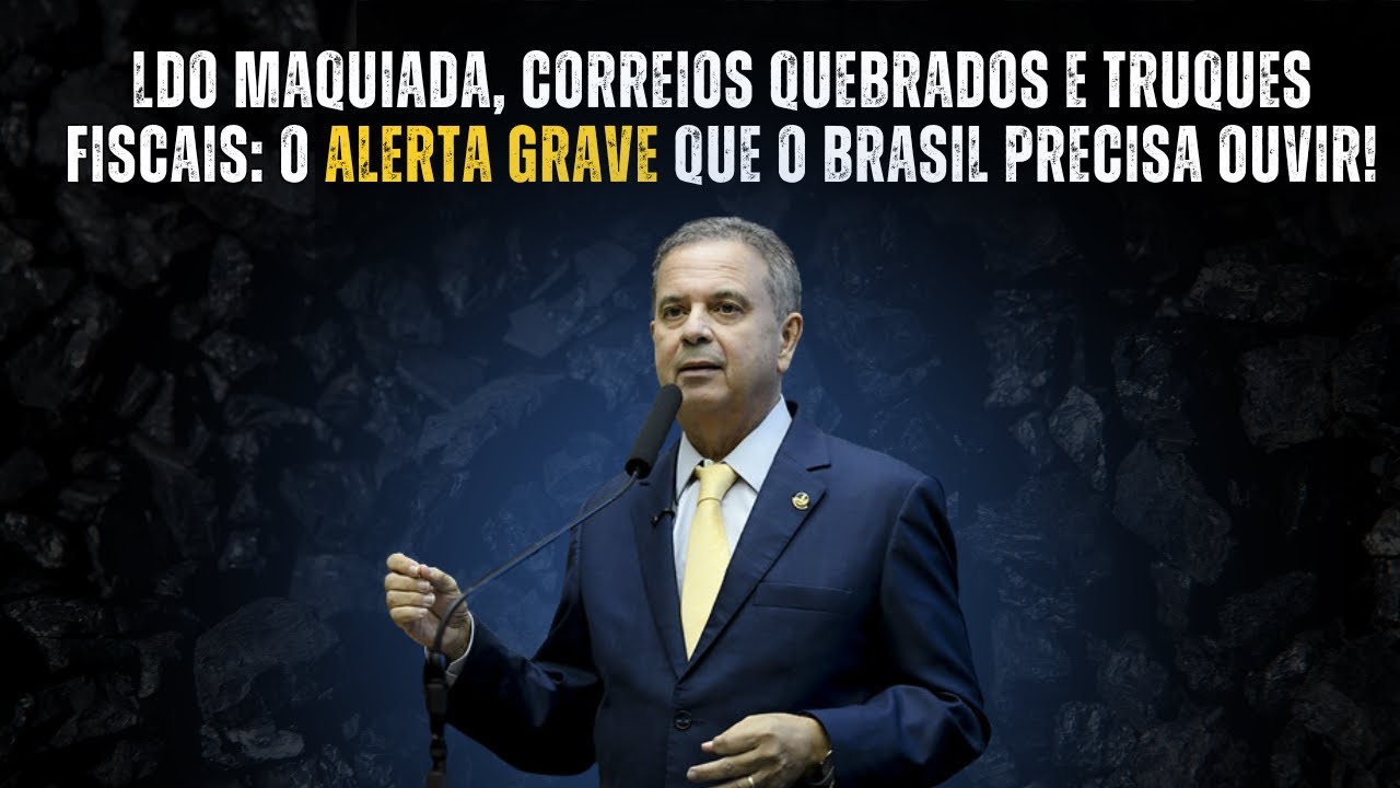 LDO maquiada, Correios quebrados e truques fiscais: o alerta grave que o Brasil precisa ouvir!