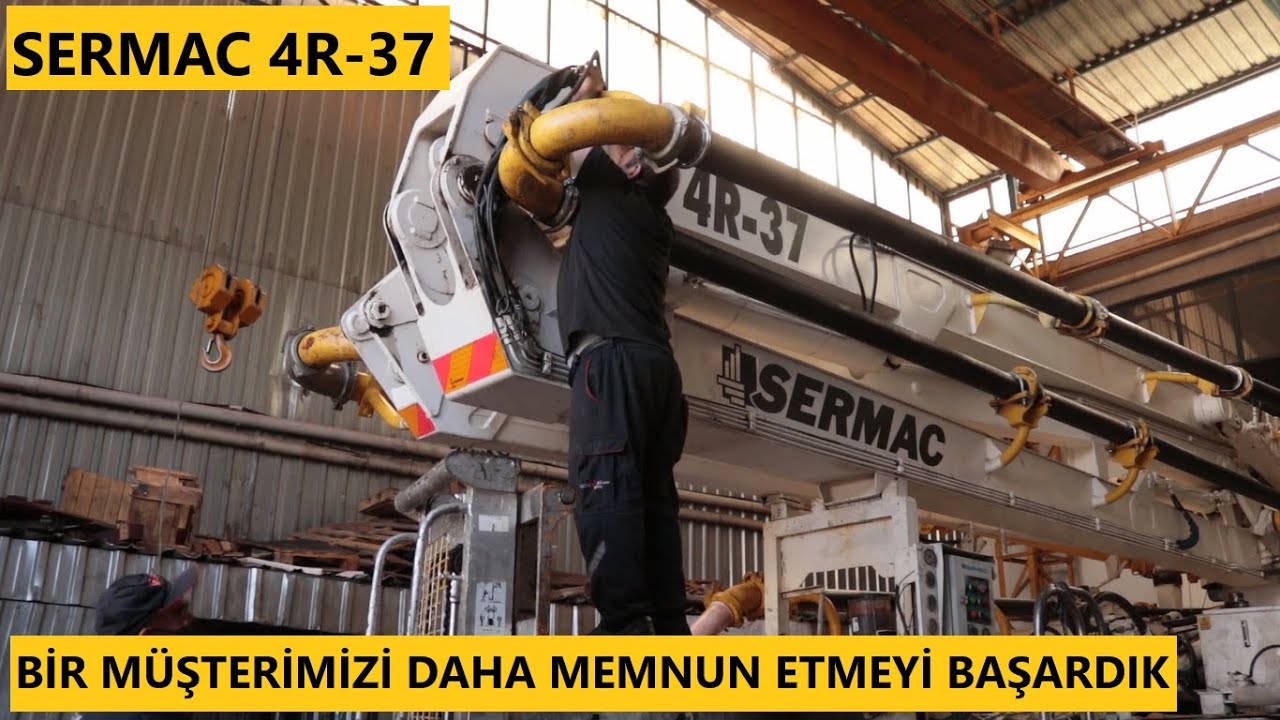 SERMAC 4R-37 BETON POMPASI BAKIMLARI TAMAMLANIP SAHİBİNE TESLİM EDİLDİ #betomakgrupbetonpompa