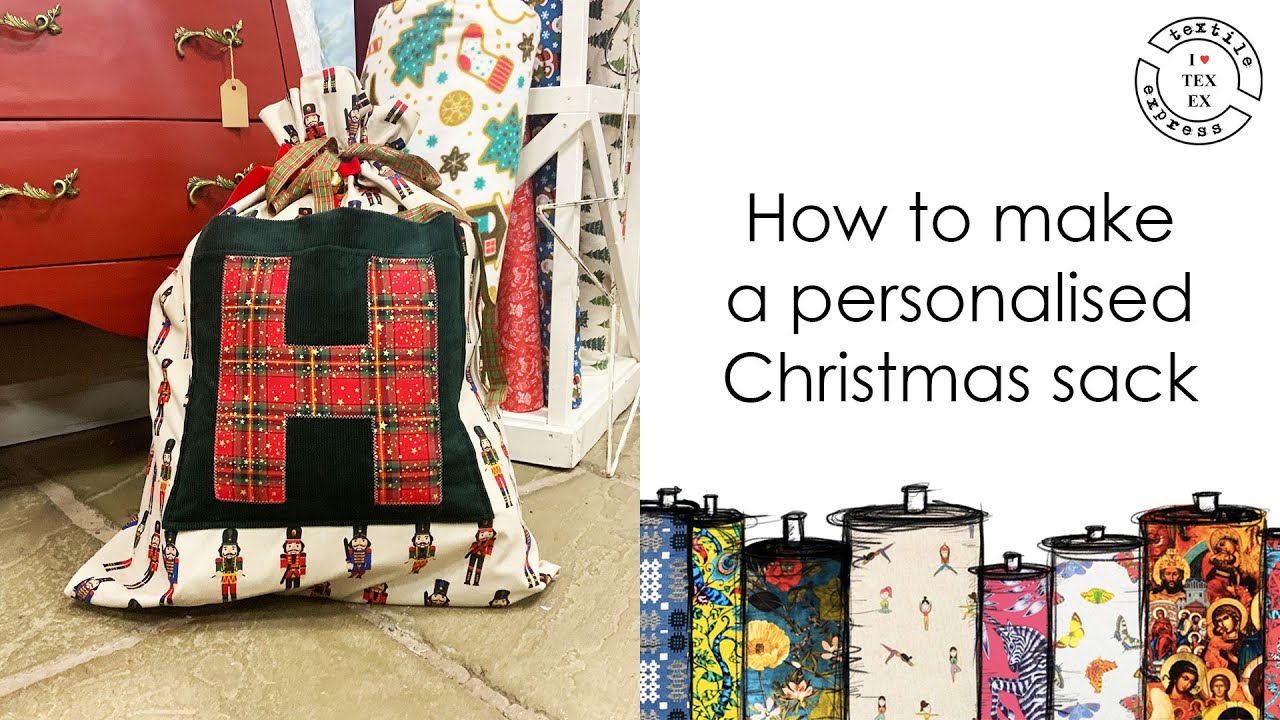 How to make a personalised Christmas sack