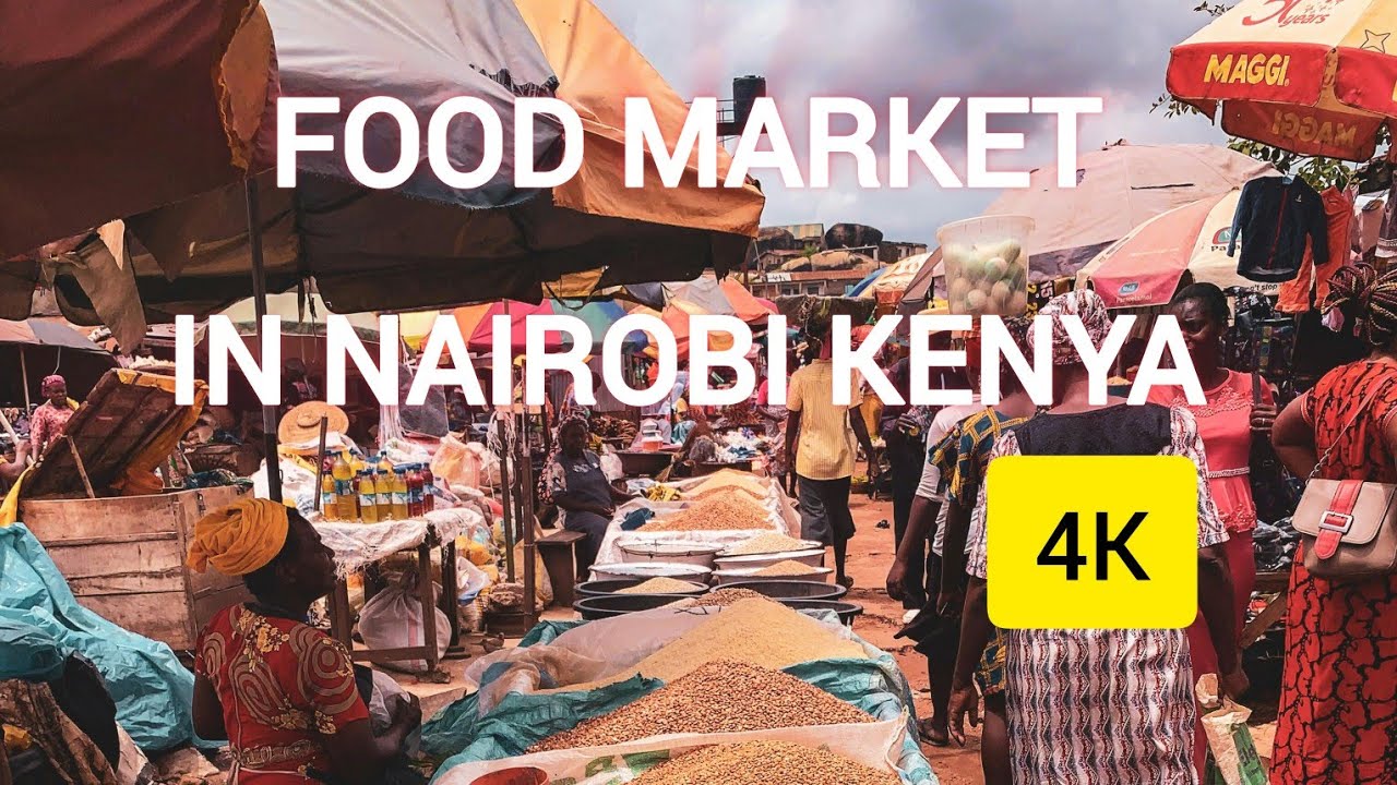 The biggest food market  in Nairobi Kenya |4K TOUR|