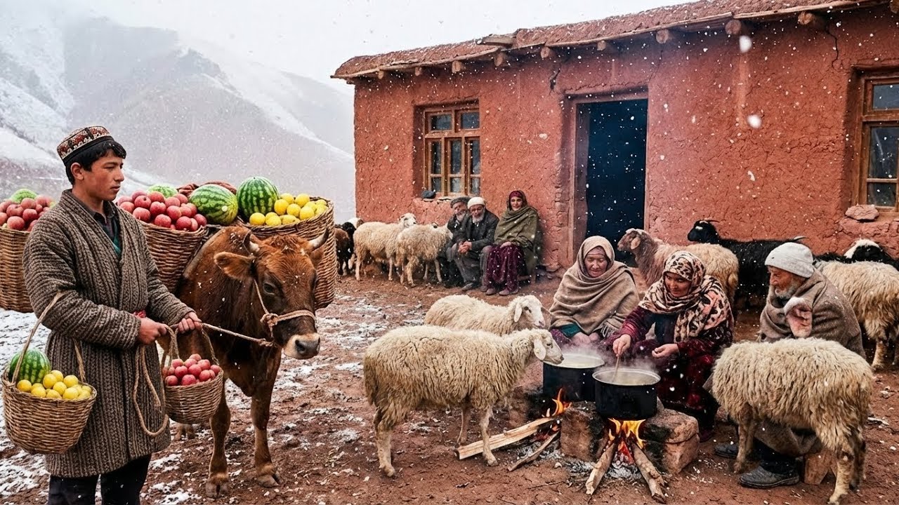 Winter Life in a Remote Afghan Mountain Village | Cooking & Daily Routine | Retold Story