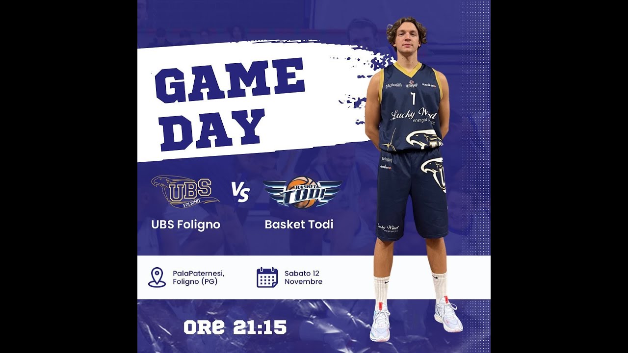 7^ giornata campionato serie C Gold: UBS Foligno - Basket Todi