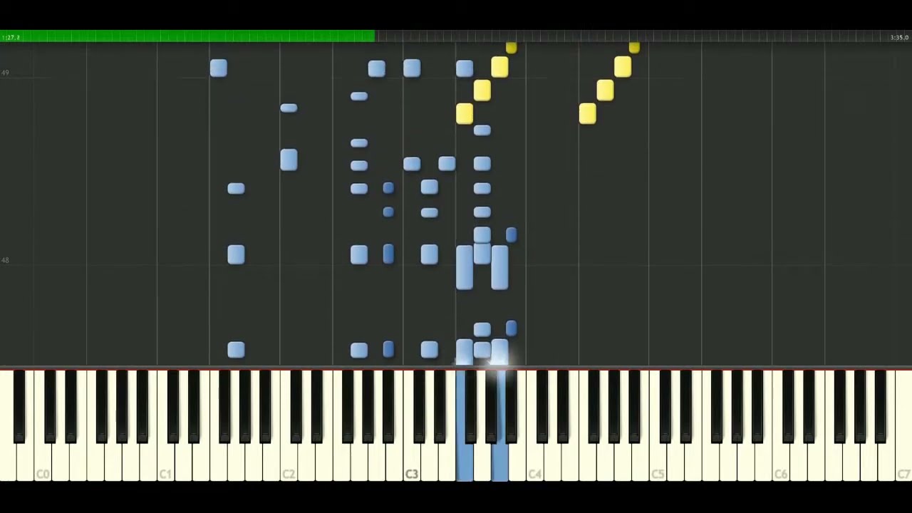 Alcazar - This is the world we live in [Piano Tutorial] Synthesia | passkeypiano