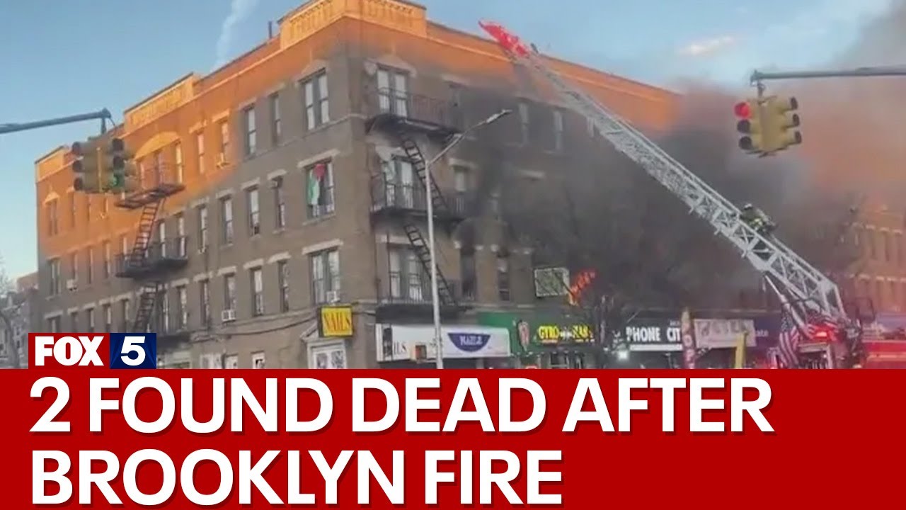 2 found dead after fire tears through Brooklyn apartment building
