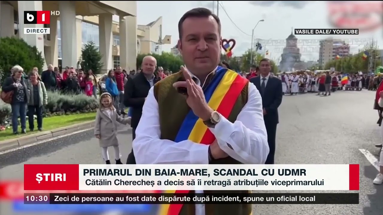 PRIMARUL DIN BAIA MARE, SCANDAL CU UDMR_Știri B1_26 sept 2022