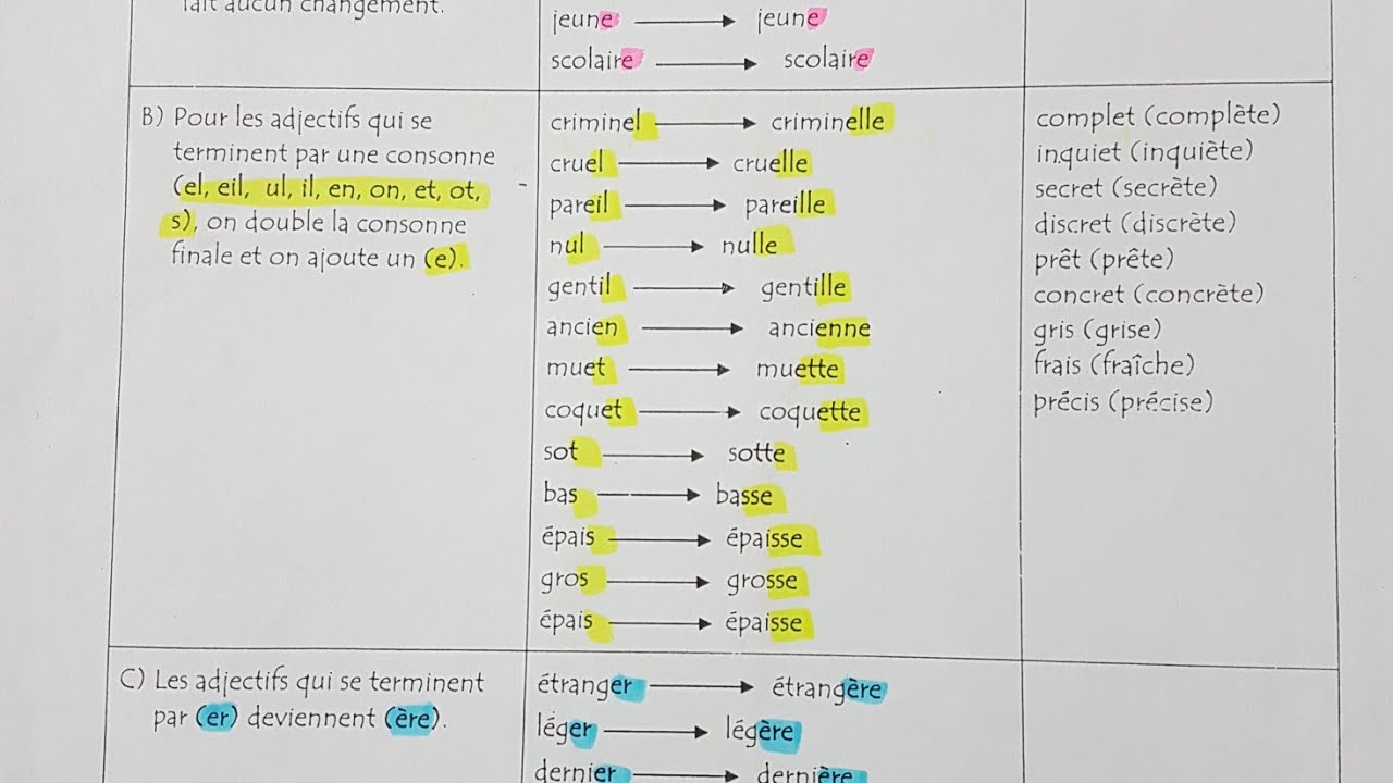 Orthographe: L'accord de l'adjectif qualificatif. page 43 du Livret d'activités Coquelicot CM1