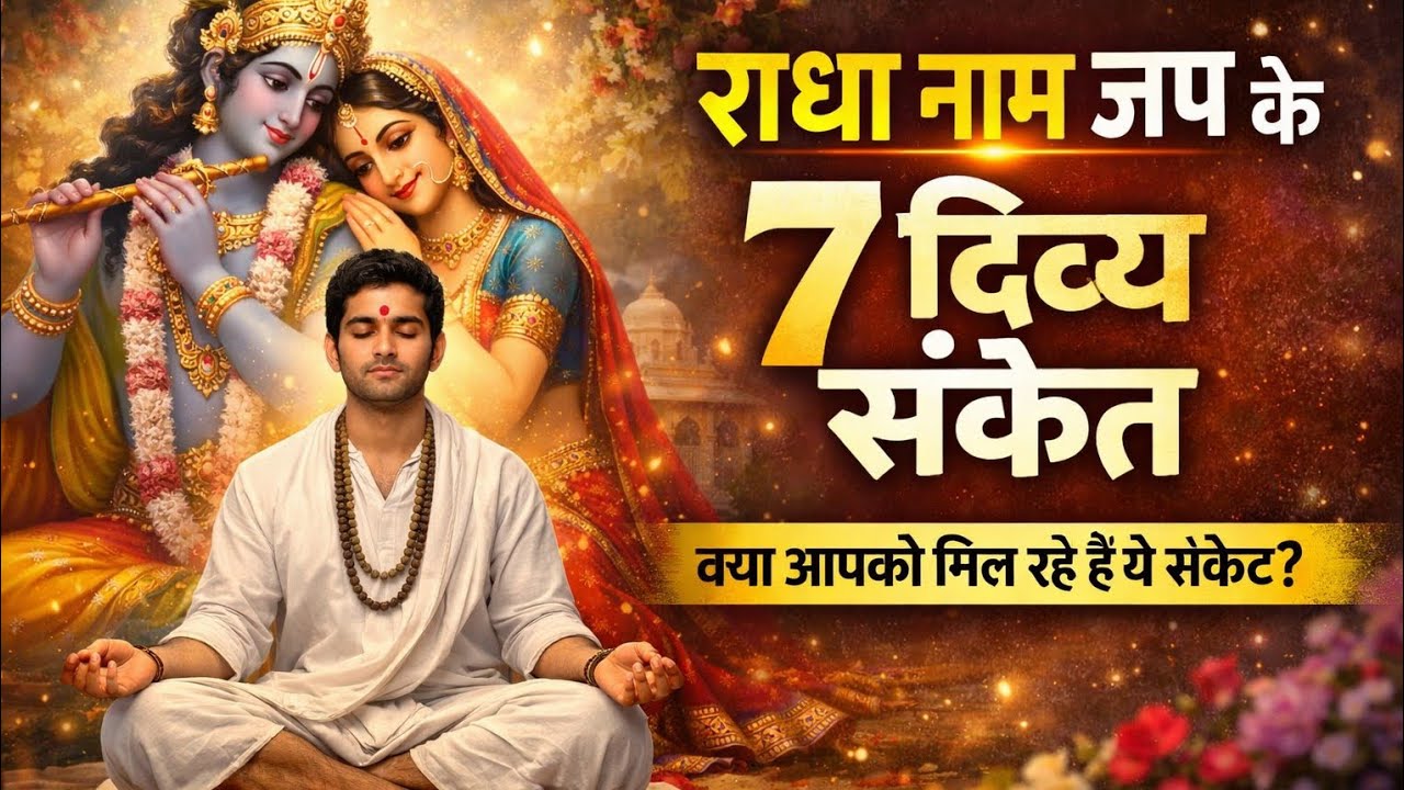 राधा नाम जपने वालों को मिलते हैं ये 7 दिव्य संकेत | क्या आपको भी मिल रहे हैं?