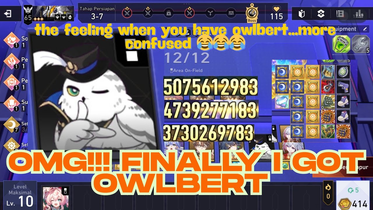 OMG!!! Owlbert make dream team - HSR