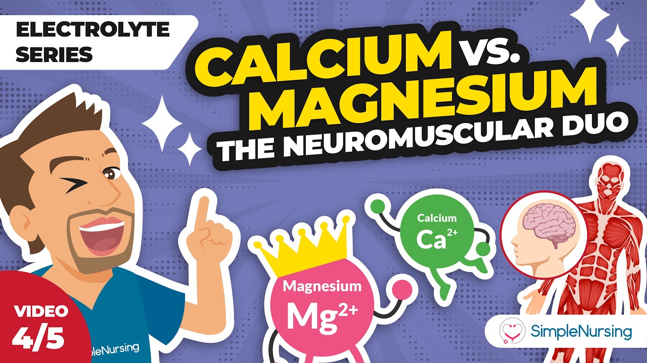 Calcium and Magnesium Imbalances for Nursing Students: The Neuromuscular Duo (Video 4 of 5)