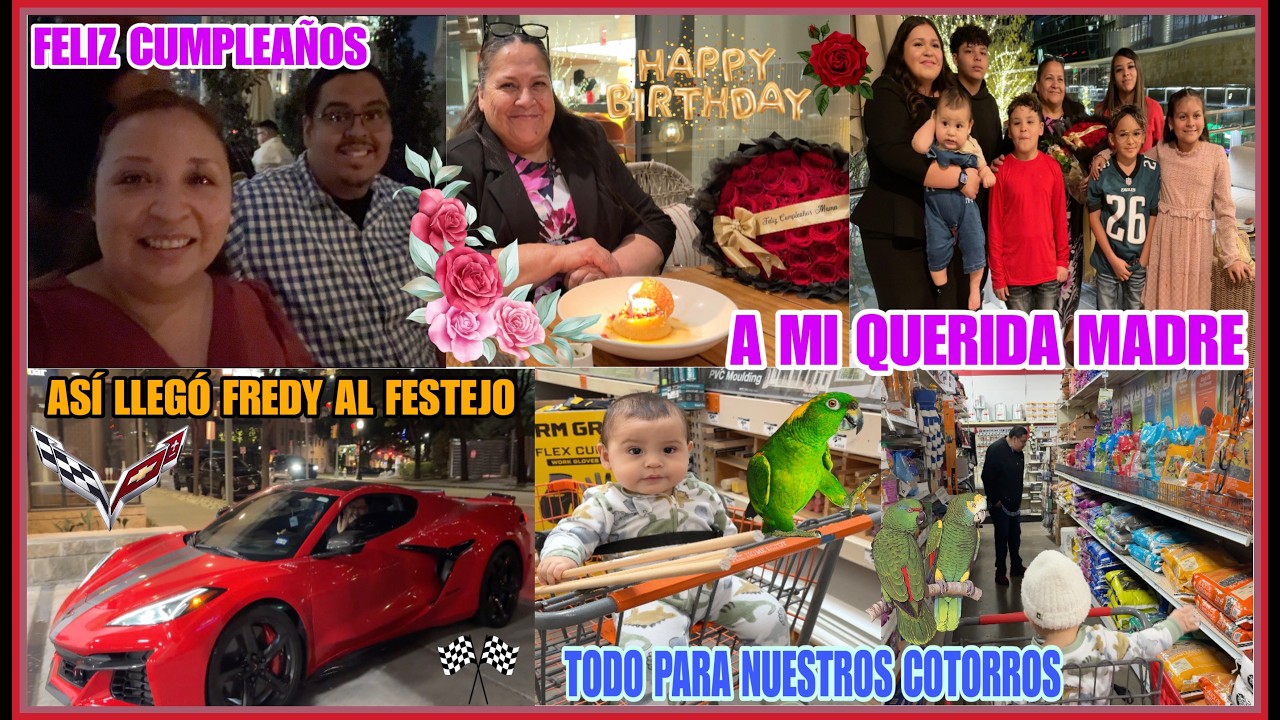 💐ASÍ LE FESTEJAMOS SU CUMPLEAÑOS A MI MADRE🎂PASAMOS TODO EL DÌA CON ELLA