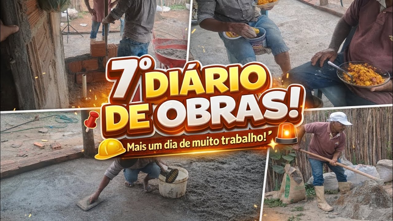 7° DIÁRIO DE OBRAS 😱👷MUITO TRABALHO PASADO! será que vai da certo 🚧🔥