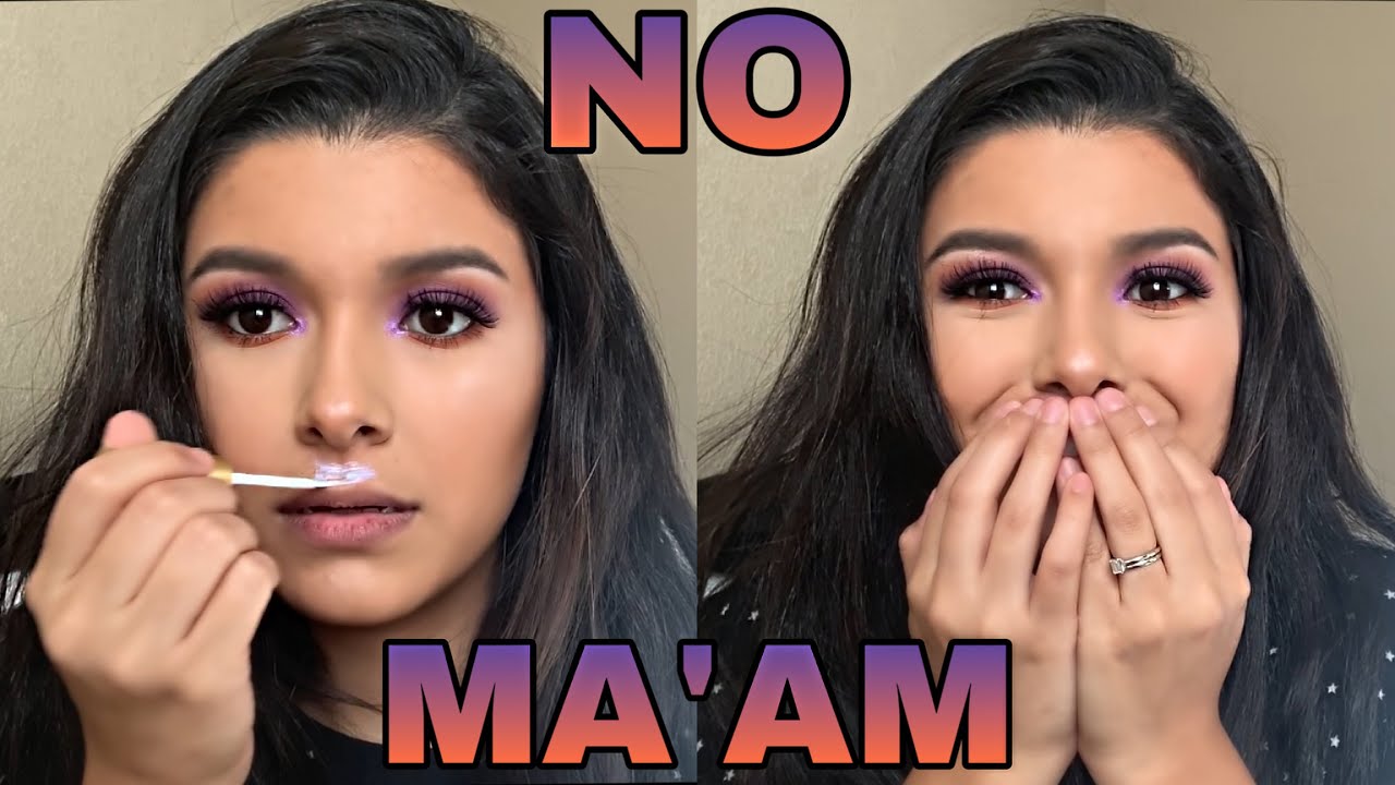 i tried the not so cute LASH GLUE LIP TREND