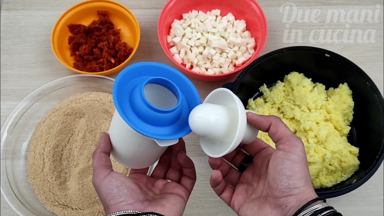 Arancini/Arancine di riso con 'nduja e provola silana Picciriddu, Micro Urban Millennial Tupperware