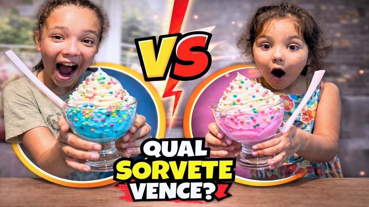 DESAFIO DO MELHOR SORVETE VENCE! 🍦 Quem Montou o Sorvete Mais Gostoso?
