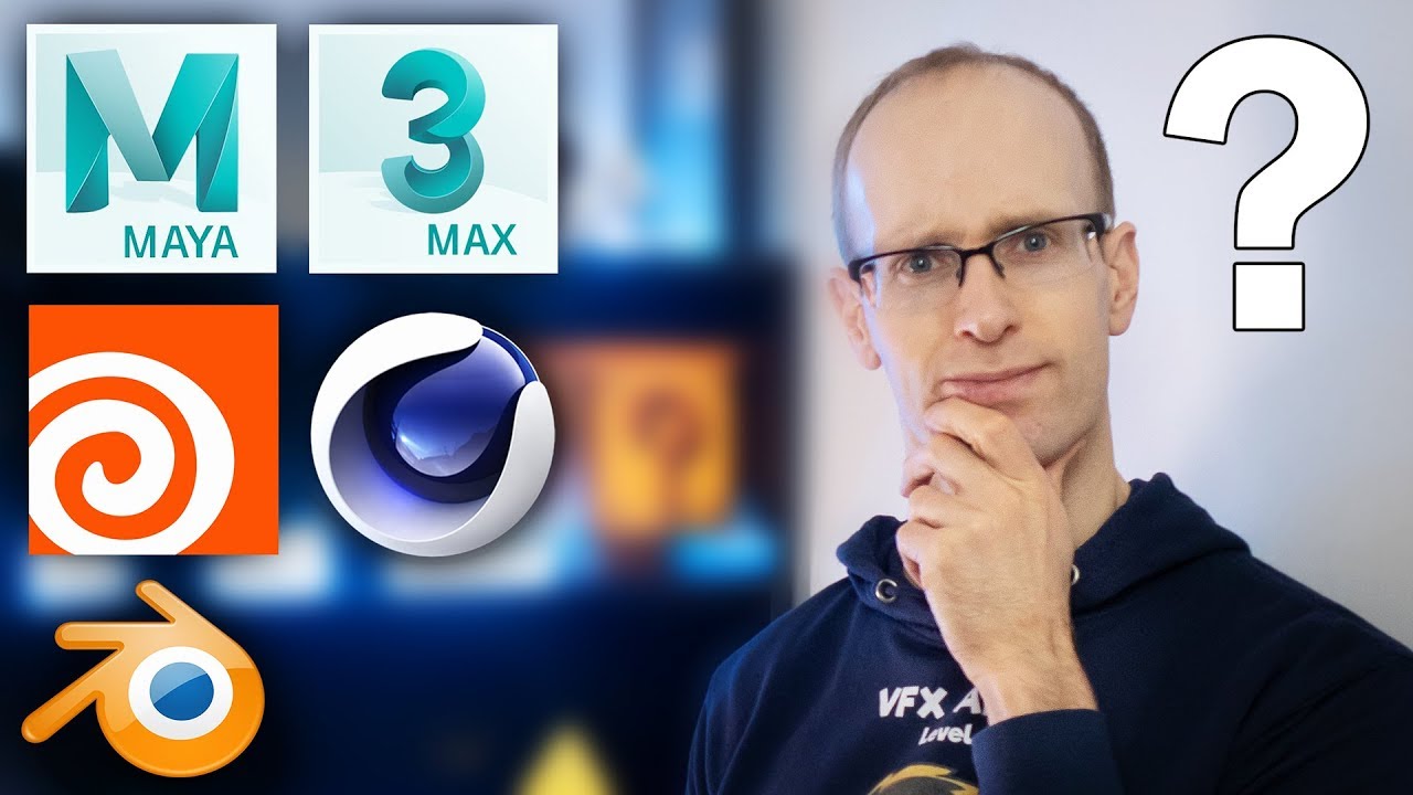 Какая программа для 3D-графики лучшая? Maya, 3dsMax, Cinema 4D, Houdini или Blender