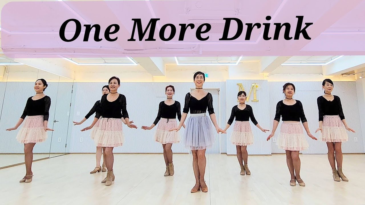 Видеоурок по линейным танцам «One More Drink» по вторникам с 15:00 до 17:00. 010-5469-9632. Мин Ч...
