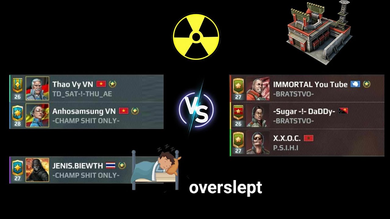art of war 3 | 3vs3 full space đồng minh ngủ quên