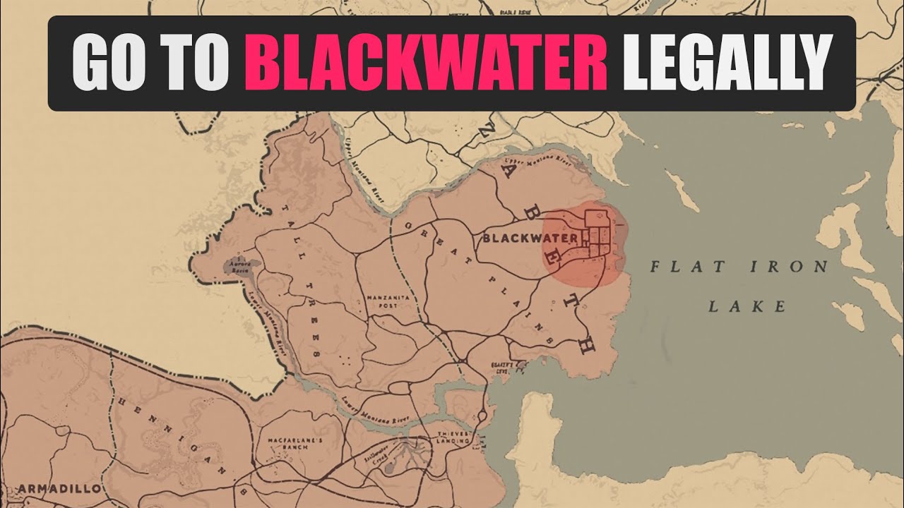 A legal way to go to Blackwater with Arthur Morgan  || RDR2