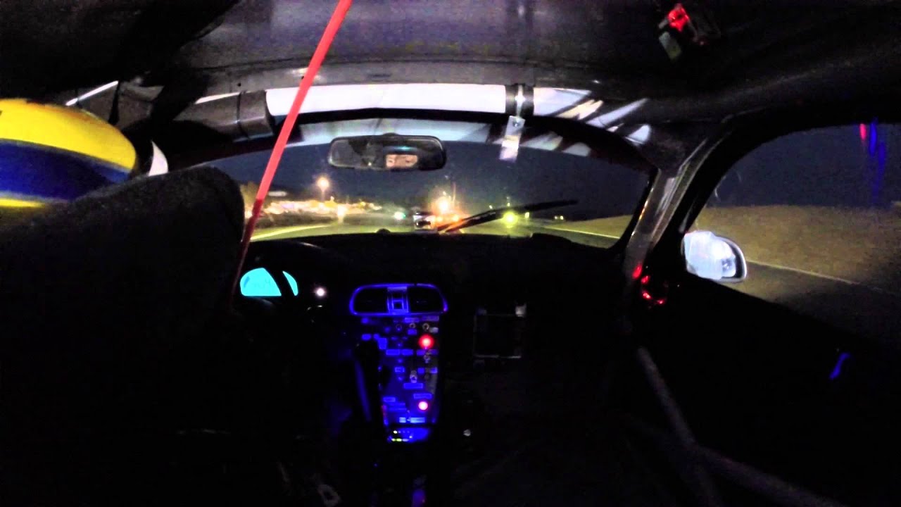 A lap at the 25 Hours of Thunderhill in the dark with snow flurries and traffic!