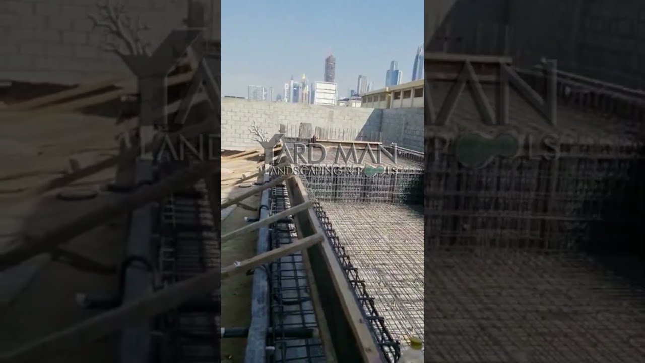 Infinity Swimming Pool Construction for Private villa - Jumeirah, Dubai Landscaping & Pools