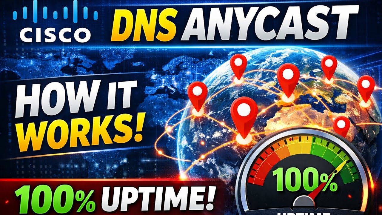 What is Cisco's DNS Anycast? #anycast #cybersecurity #cisco 