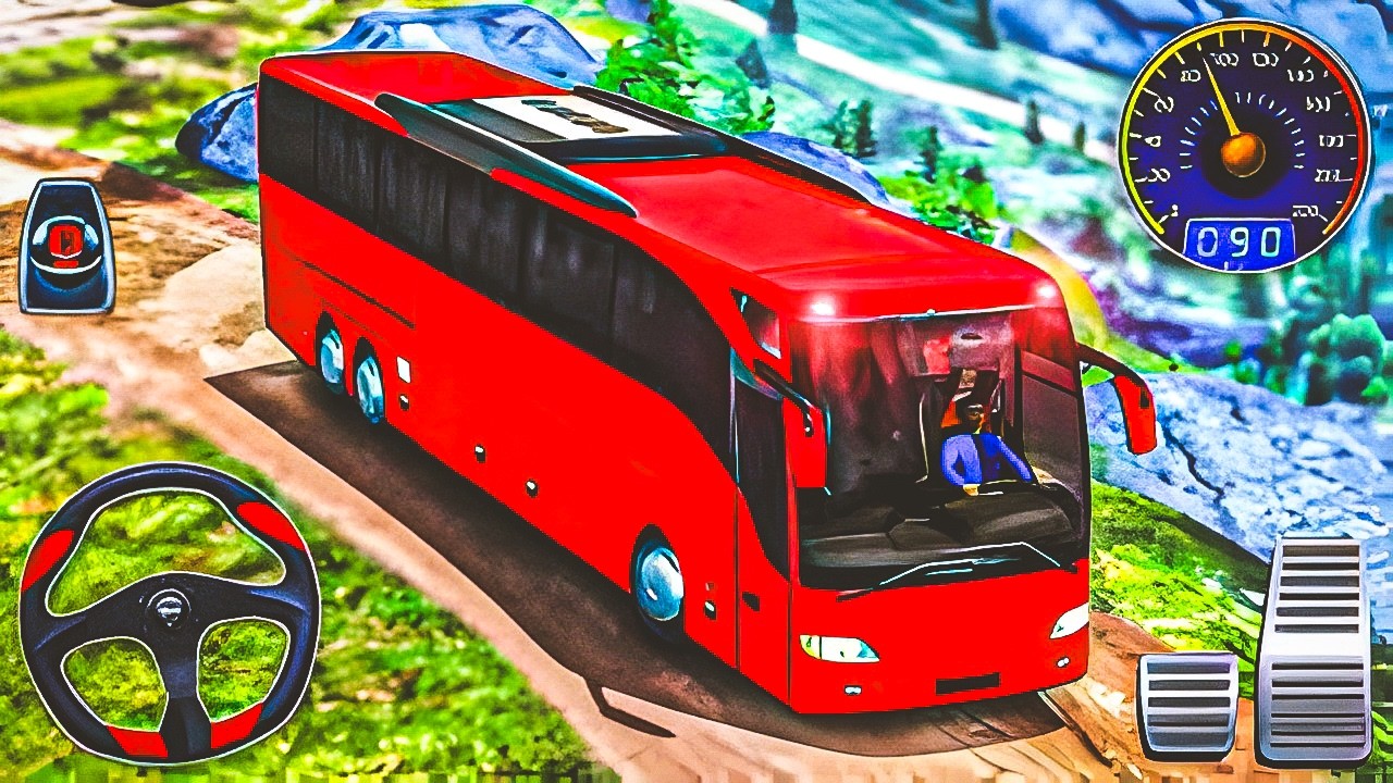 Bus Driving Simulator 3D Bus Game | City Passenger Transport - Android Gameplay