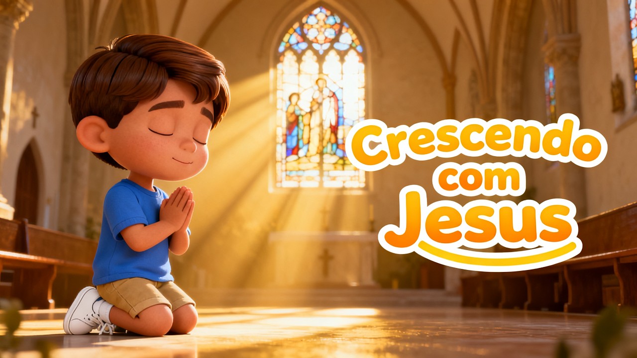 Crescendo com Jesus  |  Música Cristã Infantil  |  Biblia Infantil Kids