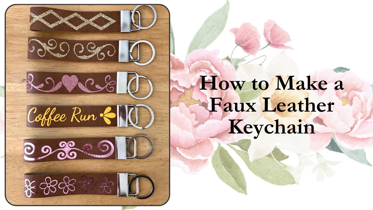 How to Make a Faux Leather Keychain