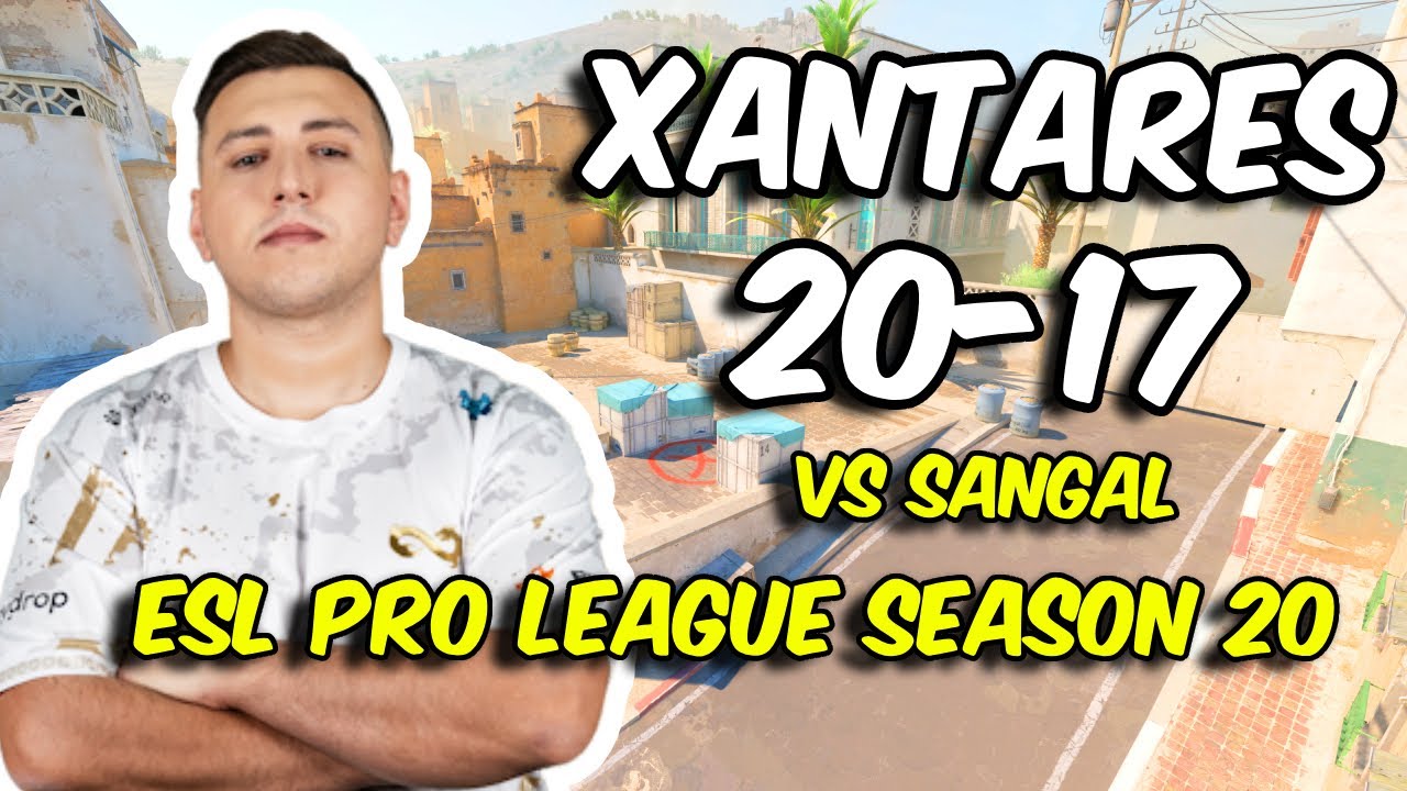 CS2 POV | Eternal Fire XANTARES (20/17) vs Sangal (Dust2) @ ESL Pro League Season 20