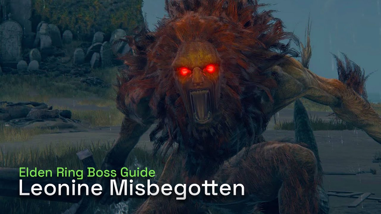 How To Defeat Leonine Misbegotten (Grafted Blade Greatsword Location) - Elden Ring Gameplay Guide