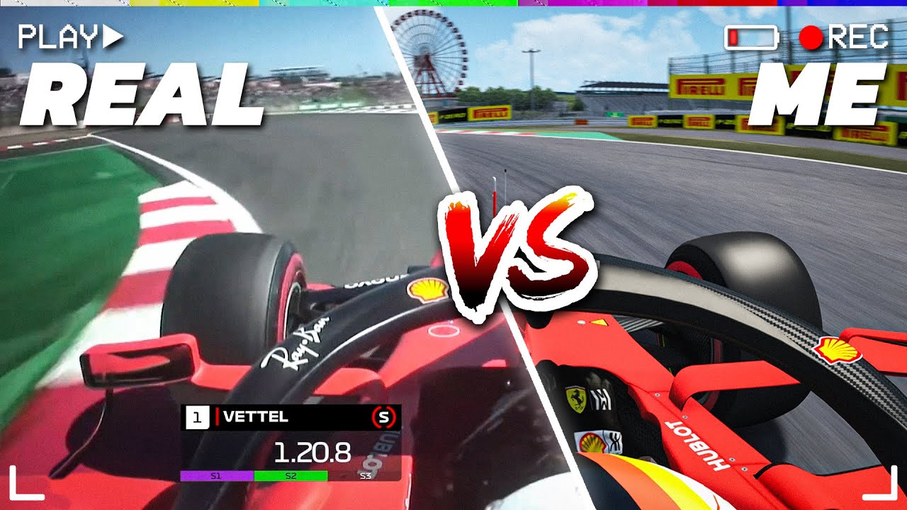Can I beat Vettel's LAST F1 Pole Position? (Japanese GP TRACK RECORD)