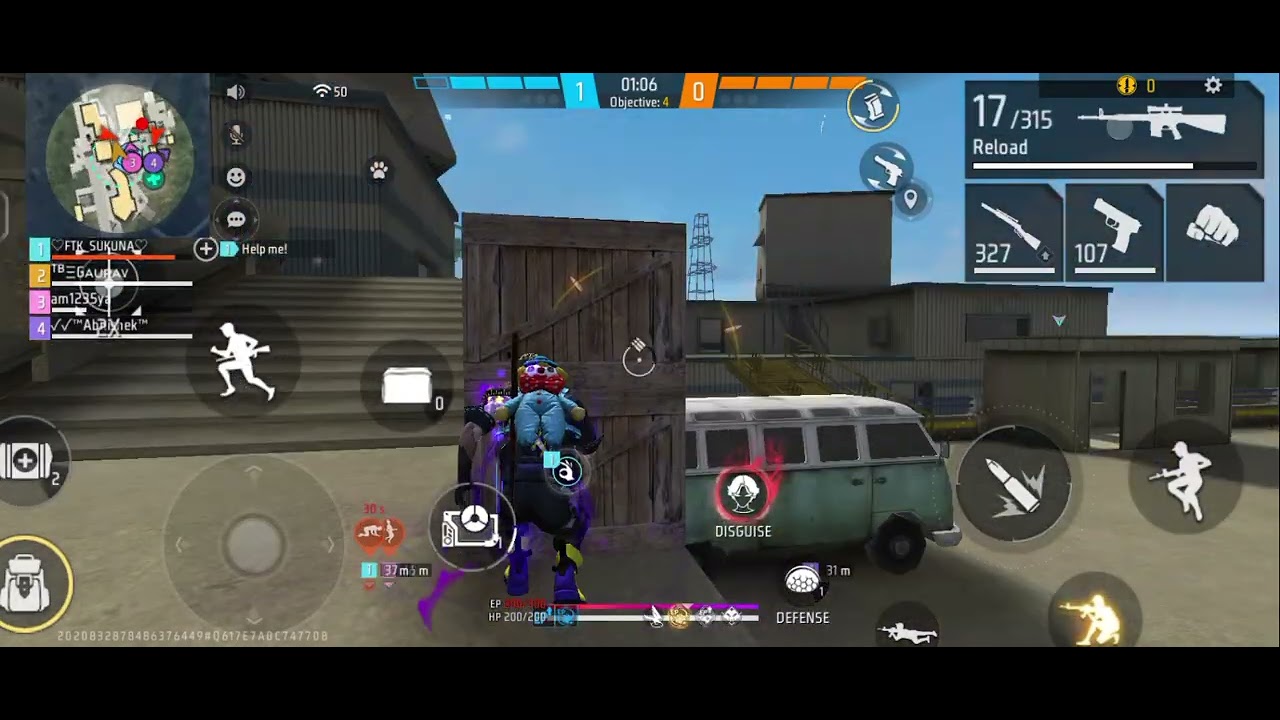 Free fire 🔥 CS Crank push rank
