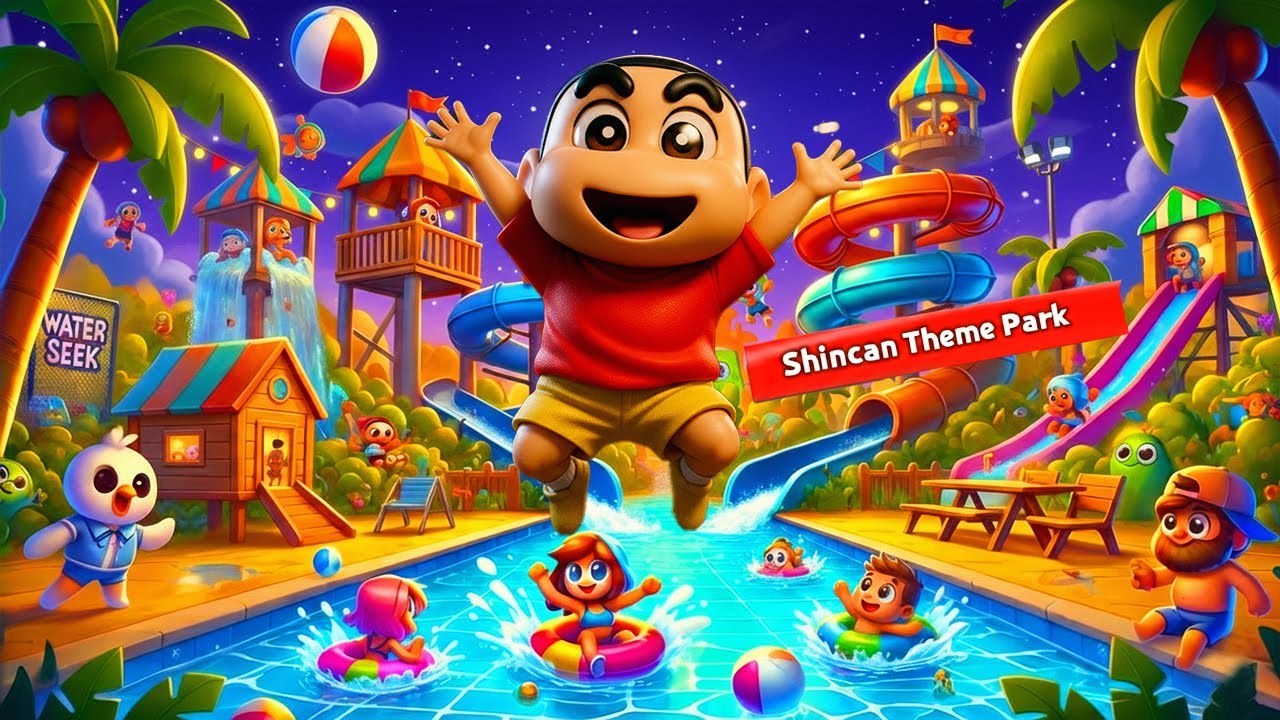 Shinchan’s Builds A THEMEPARK Challenge!!🎡🎢 (part-2) | Roblox tamil | Gta 5 tamil | SR GamingX