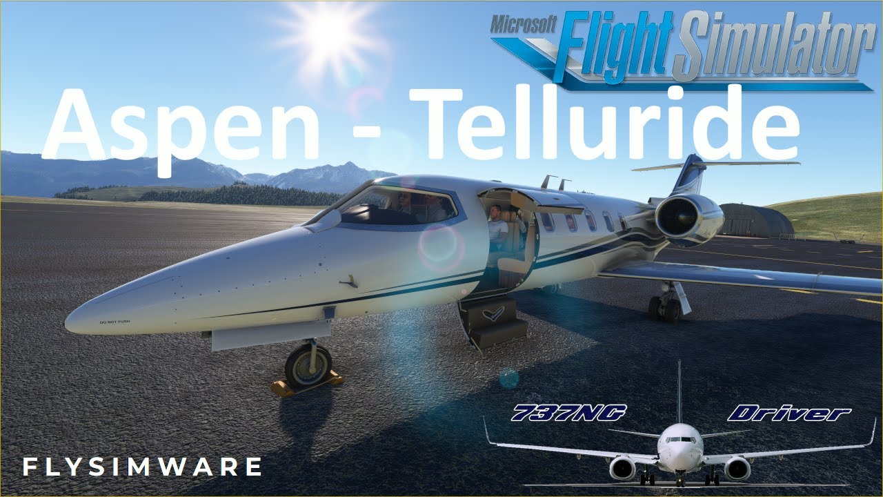 Learjet 35a Aspen to Telluride | Real Airline Pilot
