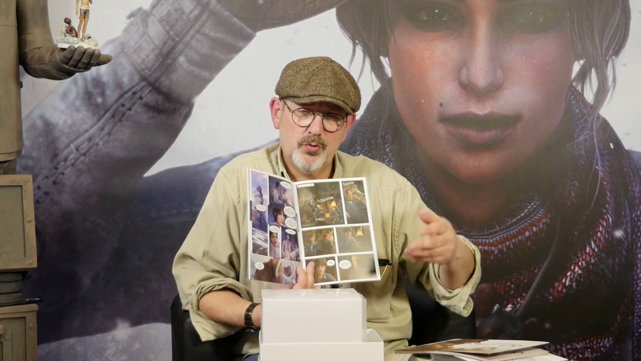 Syberia 3 - Benoit Sokal unboxes the Collector's Edition!