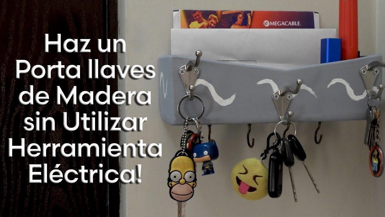 Como Hacer un Porta Llaves sin Utilizar Herramienta Electrica
