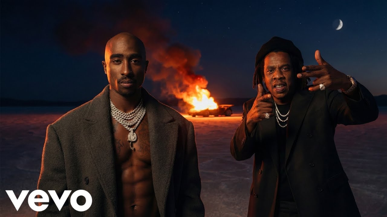 Tupac ft. Jay Z - Empire Of The West (Lyrical Music Video)