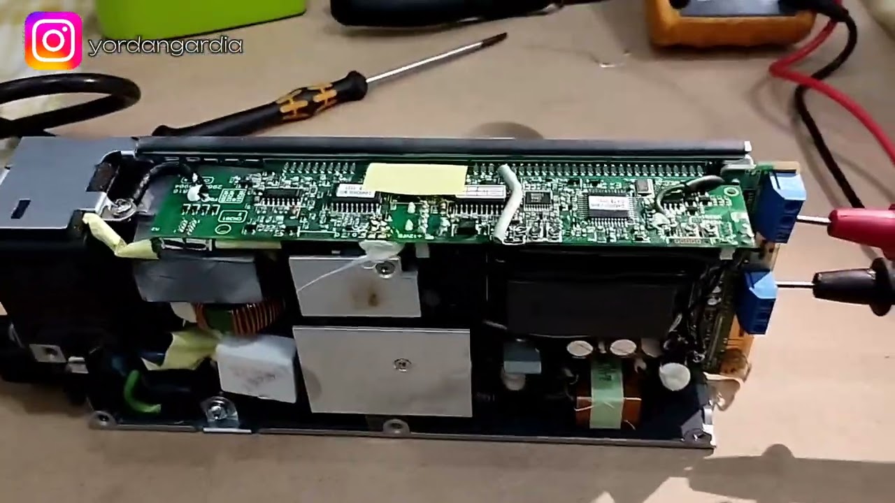 Modding PSU HP DPS 460 EB-A  - PSU type model HSTNS - PD14 ( 460watt - 30A - 12vdc to 13.6vdc )